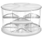 Organiseur manège, transparent / blanc