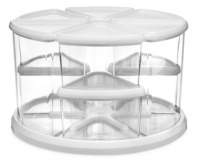 Organiseur manège, transparent / blanc