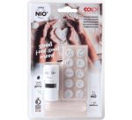 Kit tampon à motif 'LITTLE NIO' cuisine, gris