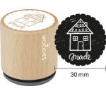 Tampon à motif Woodies Handmade 'fait maison'
