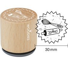 Tampon à motif Woodies Handmade 'fouet'