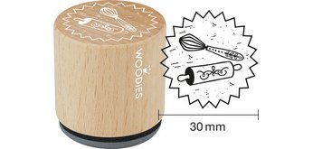 Tampon à motif Woodies Handmade 'fouet'