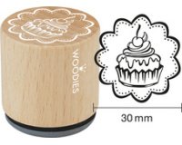 Tampon à motif Woodies Handmade 'tartelette'