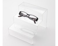 Displayrek van 3 niveaus, 175x150x190 mm, transparant