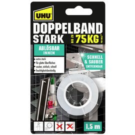 Montagetape STARK, dubbelzijdig, wit