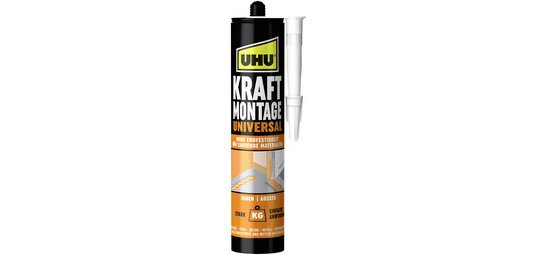 Colle de montage KRAFT UNIVERSAL, cartouche 470 g, blanc