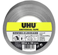 Ruban adhésif toilé universel, 48 mm x 50 m, gris