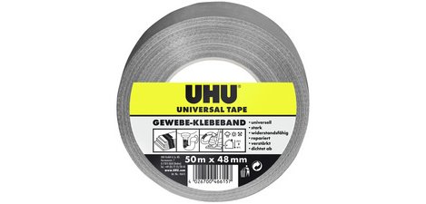 Universal cloth duct tape, 48 mm x 50 m, gray