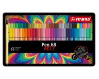Feutre de coloriage Pen 68 ARTY, étui de 66