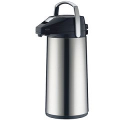 Thermoskan met pomp 2,2 liter, roestvrij staal