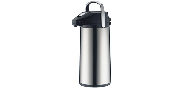 Isolierkanne mit Pumpe, 2,2 Liter, Edelstahl