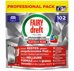 P&G Professional  Capsules lave-vaisselle Platinum Plus