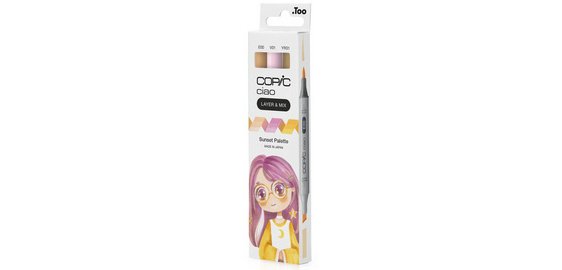 Ciao Marker, Set aus 3 'Sunset Palette'