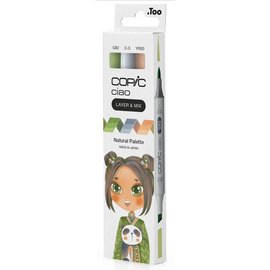 Marker Ciao - set van 3 'Natural Palette'