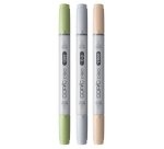 Marqueur ciao, set de 3 'Natural Palette'