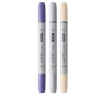 Marqueur ciao, set de 3 'Serene Palette'