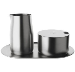 Service lait & sucre, en inox, mat, 4 pièces