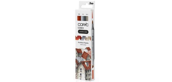 Marker Ciao - set van 3 'Architect Palette'