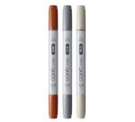 Marqueur ciao, set de 3 'Architect Palette'