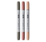 Marqueur ciao, set de 3 'Warm Palette'