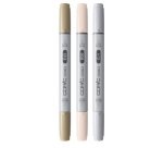 Marqueur ciao, set de 3 'Mellow Palette'