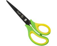 Ergonomische schaar lengte 150 mm groen/geel