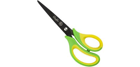 Ergonomic left-handed scissors pointed tips Läufer 15 cm