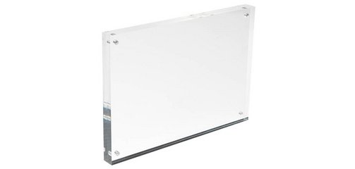 Porte-visuel magnétique, A6, transparent