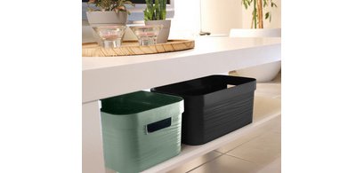 Boîte de rangement STONE, 18 litres, PP