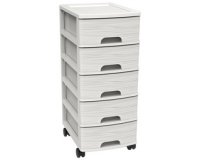 Module de classement STONE, A4, 5 tiroirs, PP