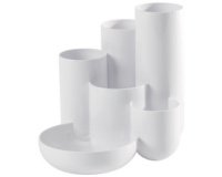 Multipot à crayons CAMPUS, 6 pots, polystyrène