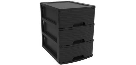 Klassifizierungsmodul STONE, A4, 3 Schubladen, PP