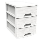 Module de classement STONE, A4, 3 tiroirs, PP