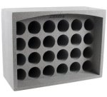 Porte-bouteilles OPTI'CAVE 24 bouteilles, polystyrène, gris