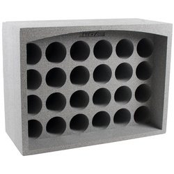 Porte-bouteilles OPTI'CAVE 24 bouteilles, polystyrène, gris