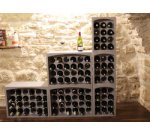 Porte-bouteilles OPTI'CAVE 6 bouteilles, polystyrène, gris