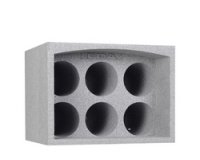Wine rack OPTI'CAVE 6 bottles, polystyrene, grey