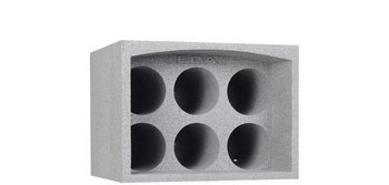 Porte-bouteilles OPTI'CAVE 6 bouteilles, polystyrène, gris