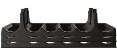 Set de supports pour bouteilles, anthracite
