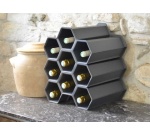 Mini-support pour bouteilles, PP, anthracite