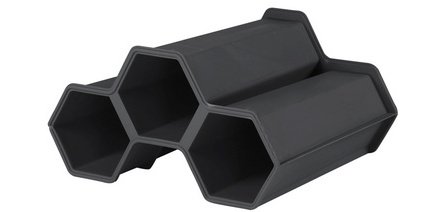 Mini-support pour bouteilles, PP, anthracite