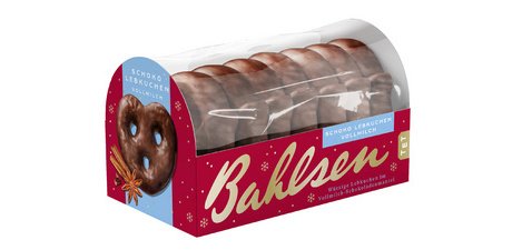 Bretzels en pain d'épices, au lait complet, 175 g