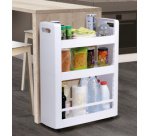 Desserte mobile MOBILO, 3 tablettes, PP