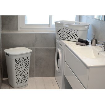 Wasmand ALMERIA, met deksel, 60 L