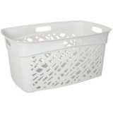 Corbeille à linge ALMERIA, 45 litres, PP, blanc