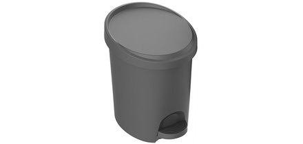 Poubelle cosmétique à pédale Stepy, 6 litres