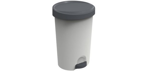 Poubelle à pédale - Stepy - 30 L -  gris béton / anthracite