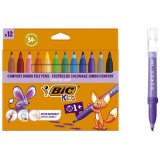 BIC KIDS Feutre Comfort Jumbo, étui en carton de 12