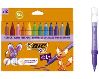 BIC KIDS Feutre Comfort Jumbo, étui en carton de 12