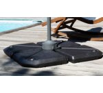 Dalle de lestage pour parasol suspendu, gris foncé